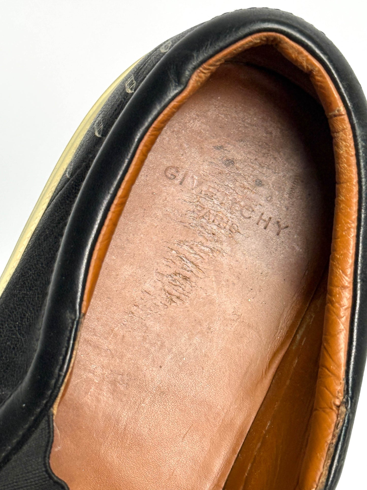 Givenchy Leather Skull Tattoo Slip-On Sneakers (43)