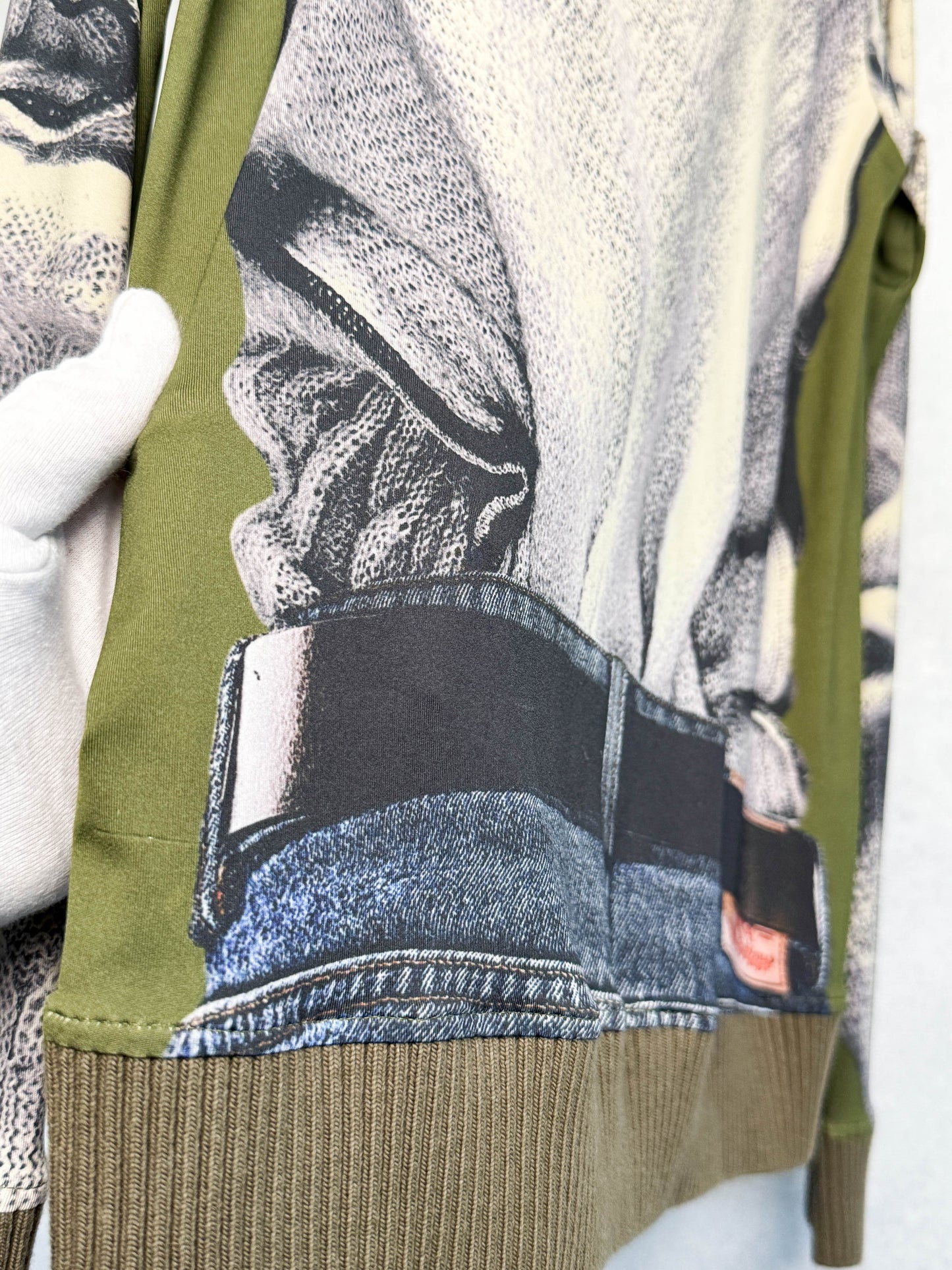 Y/Project x Jean Paul Gaultier Trompe L'Oeil Cable Knit Top Unisex (L)