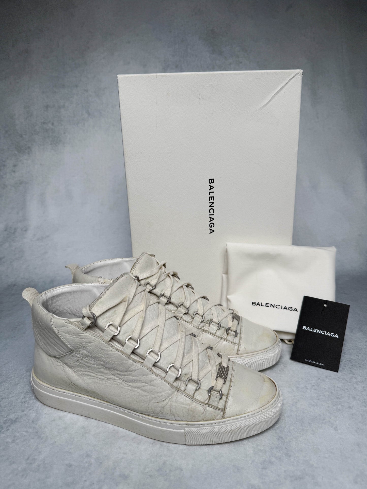 Balenciaga Arena High White (41)