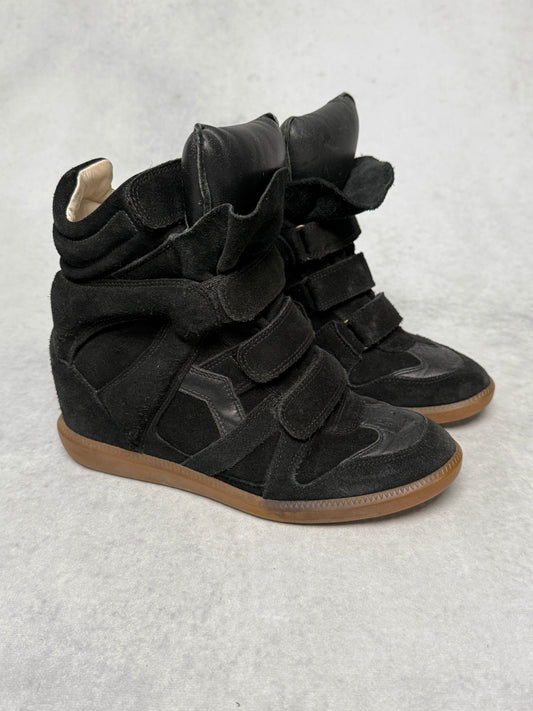Isabel Marant Bekett Wedge Sneaker Black (39)