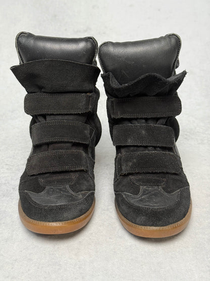 Isabel Marant Bekett Wedge Sneaker Black (39)