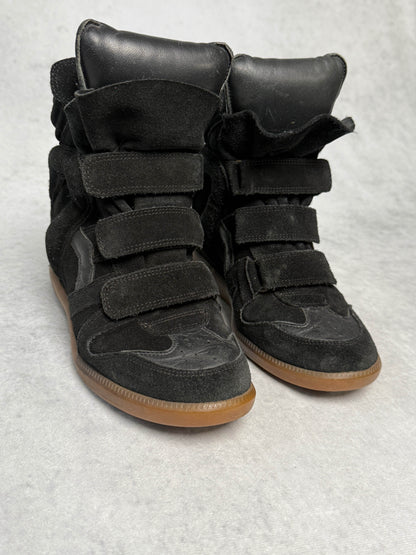Isabel Marant Bekett Wedge Sneaker Black (39)