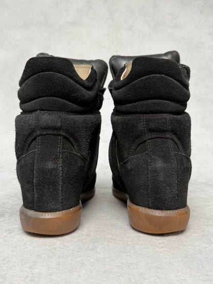 Isabel Marant Bekett Wedge Sneaker Black (39)