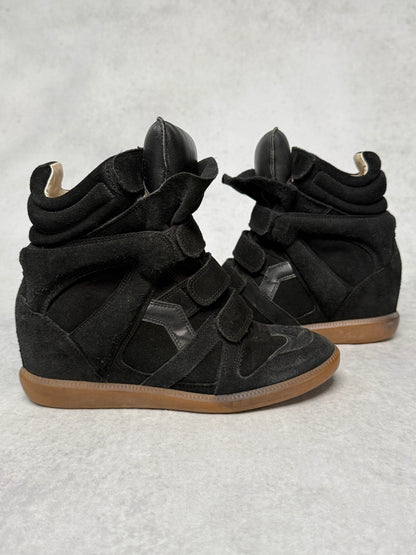 Isabel Marant Bekett Wedge Sneaker Black (39)