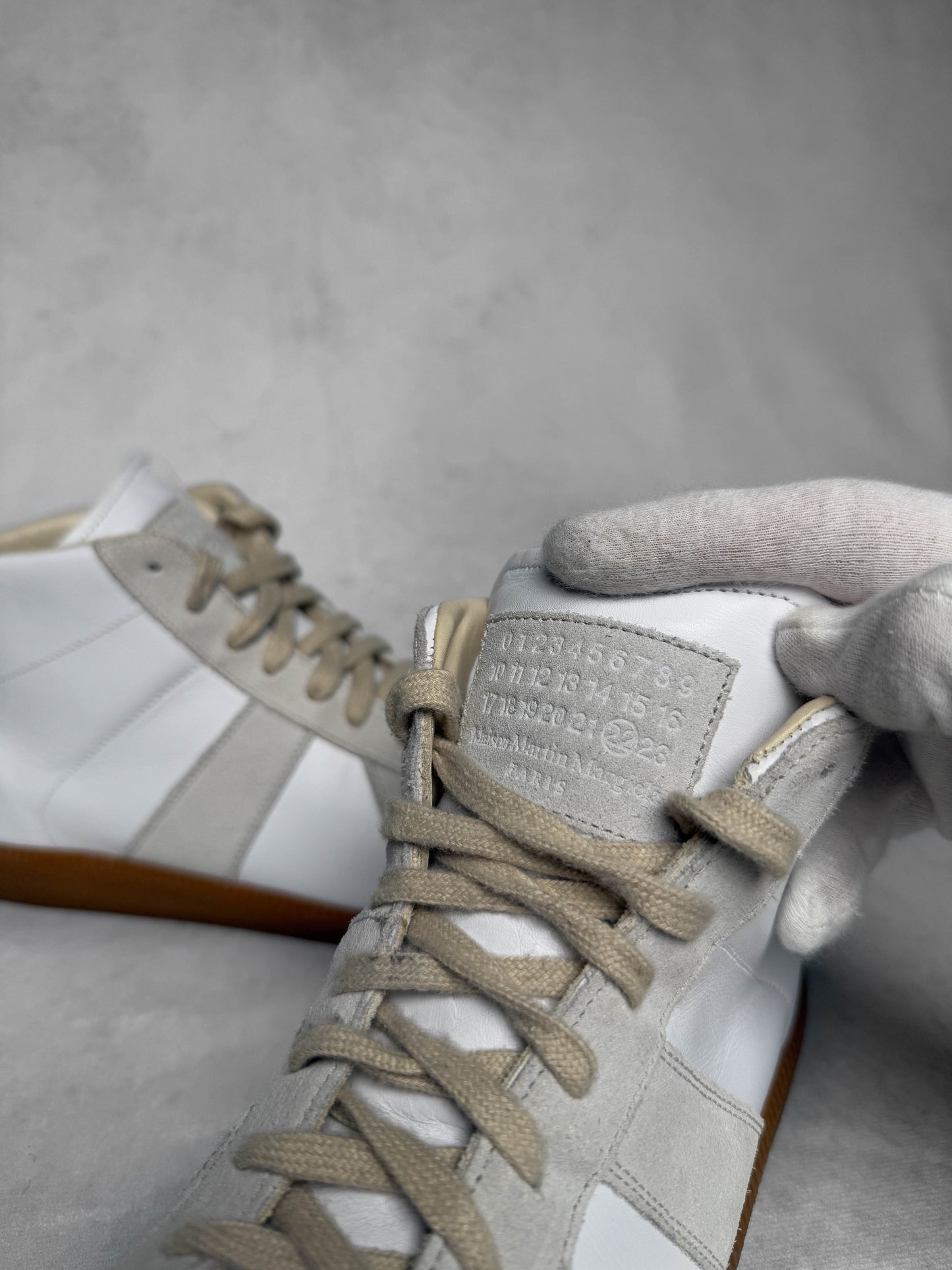 Maison Margiela GAT Hightop Classic White/Grey (42)