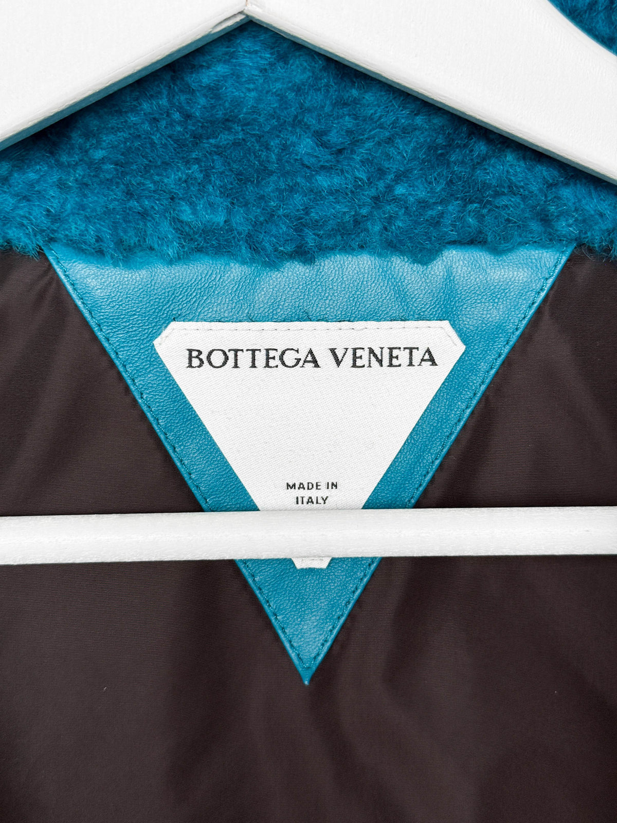 Bottega Veneta Shearling Padded Vest Turquoise (M)