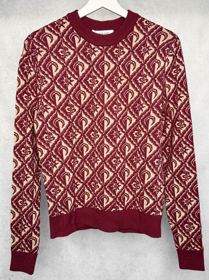 Marine Serre Moon Diamond Jacquard Crewneck Jumper