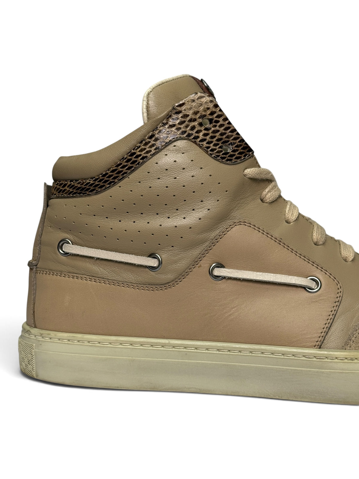 Gucci 2012 Boat High-Tops Python