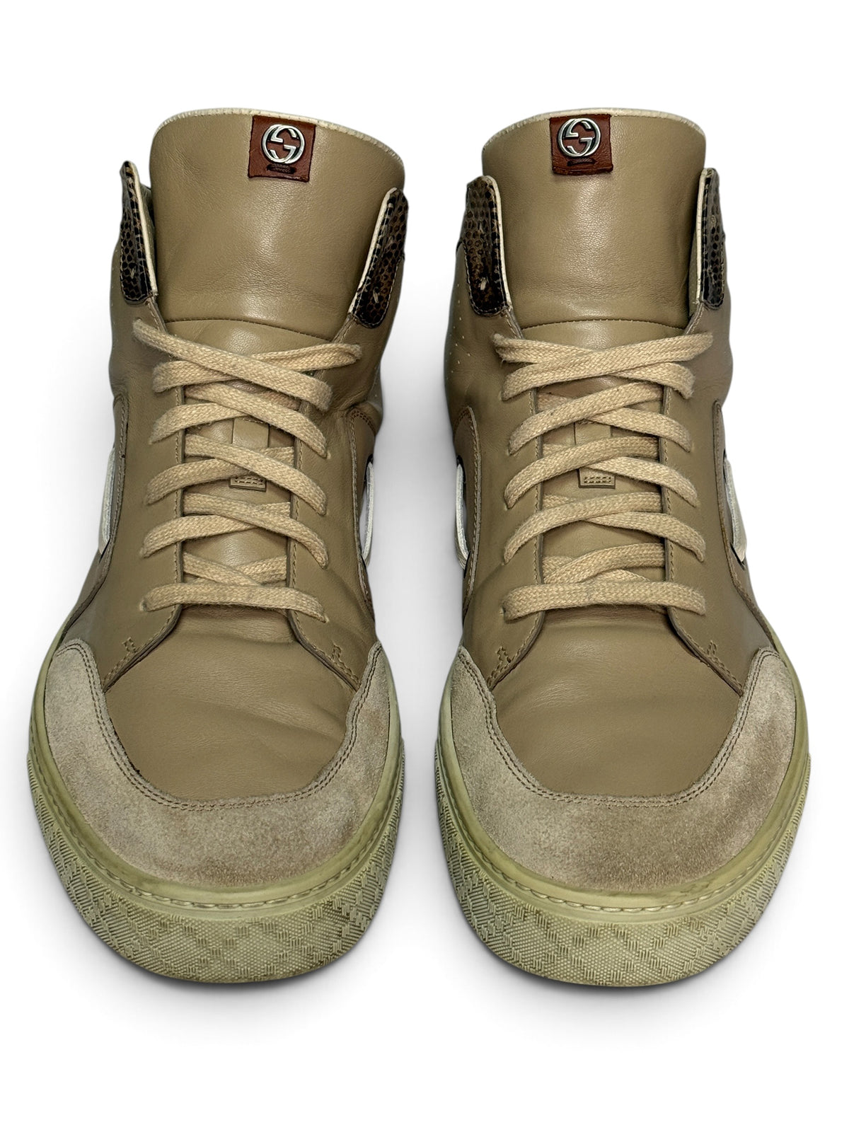Gucci 2012 Boat High-Tops Python