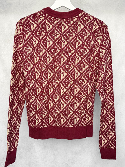 Marine Serre Moon Diamond Jacquard Crewneck Jumper
