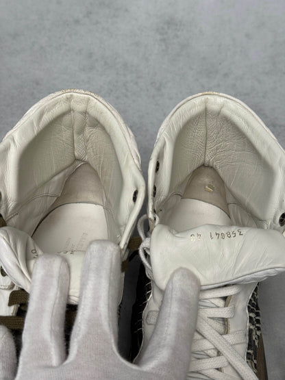 Balenciaga High-Tops Suede and Plisse Leather (41.5)