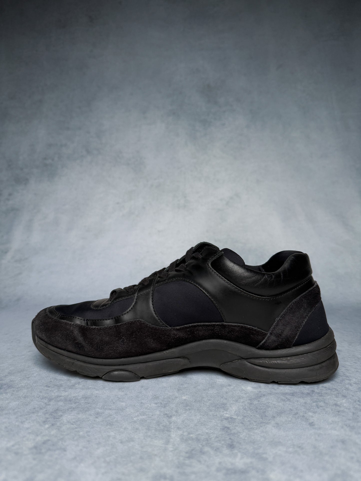 Chanel Runner Suede/Fabric Triple Black (43)
