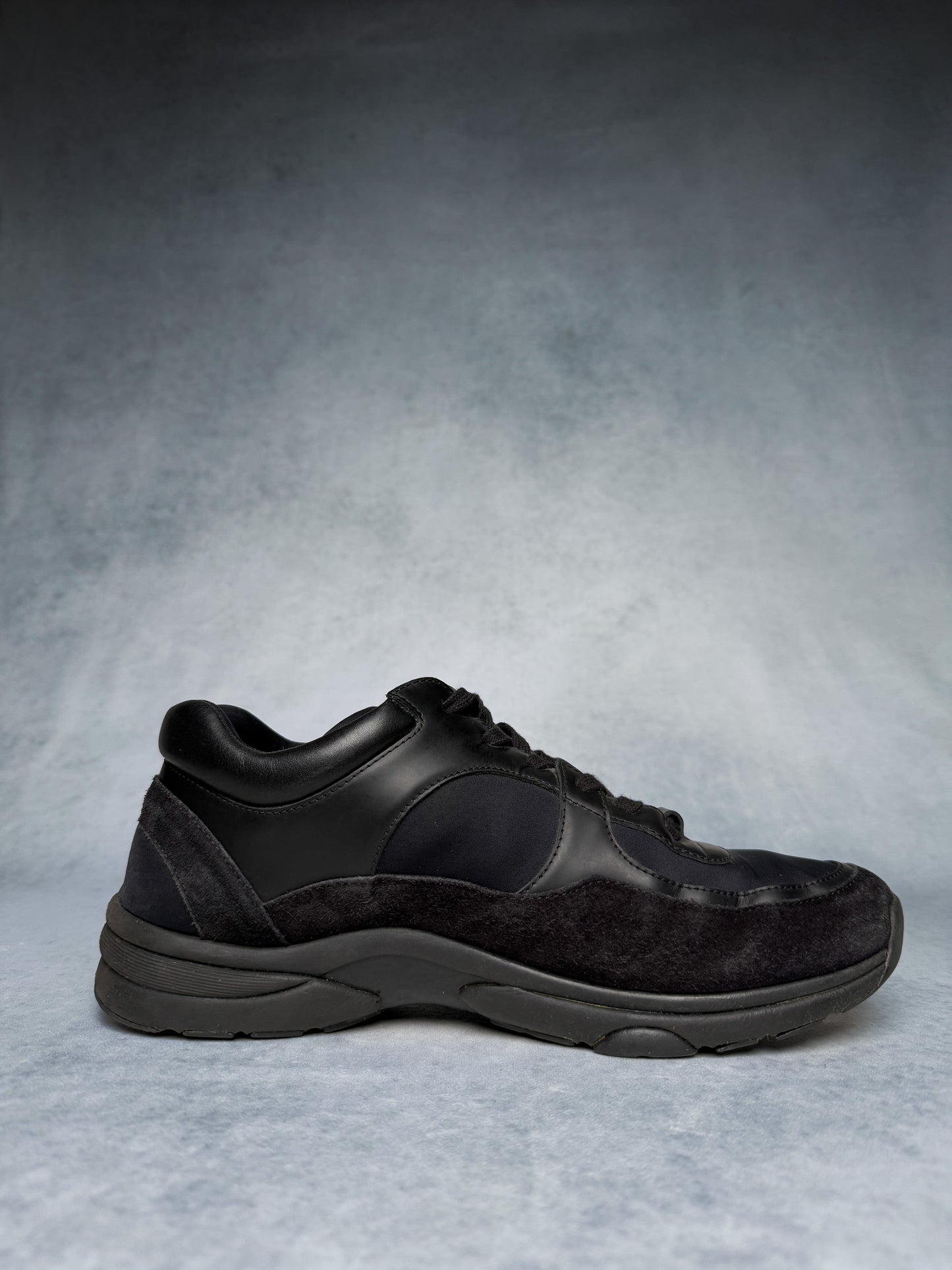 Chanel Runner Suede/Fabric Triple Black (43)