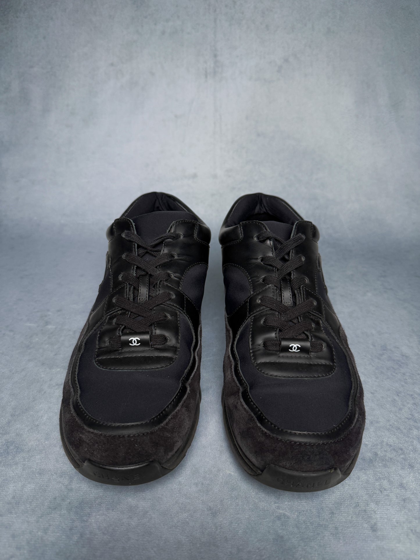Chanel Runner Suede/Fabric Triple Black (43)