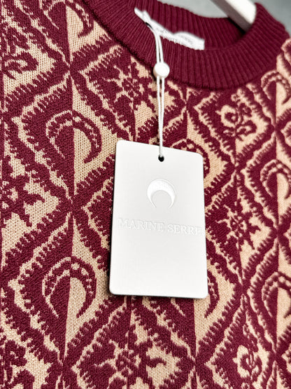 Marine Serre Moon Diamond Jacquard Crewneck Jumper
