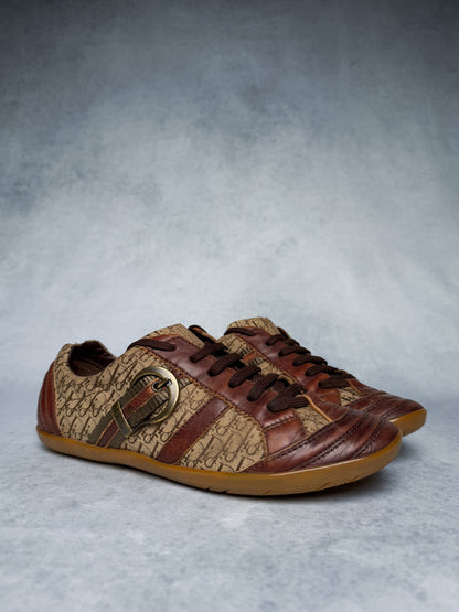 Dior Vintage Monogram Sneaker Leather/Canvas Brown (39)