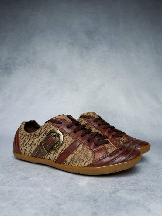 Dior Vintage Monogram Sneaker Leather/Canvas Brown (39)