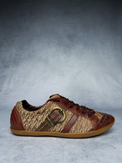 Dior Vintage Monogram Sneaker Leather/Canvas Brown (39)
