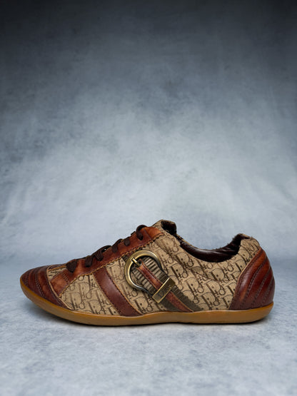 Dior Vintage Monogram Sneaker Leather/Canvas Brown (39)