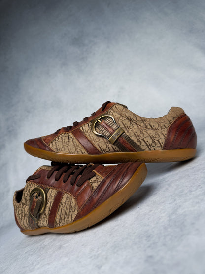 Dior Vintage Monogram Sneaker Leather/Canvas Brown (39)