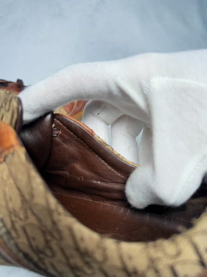 Dior Vintage Monogram Sneaker Leather/Canvas Brown (39)
