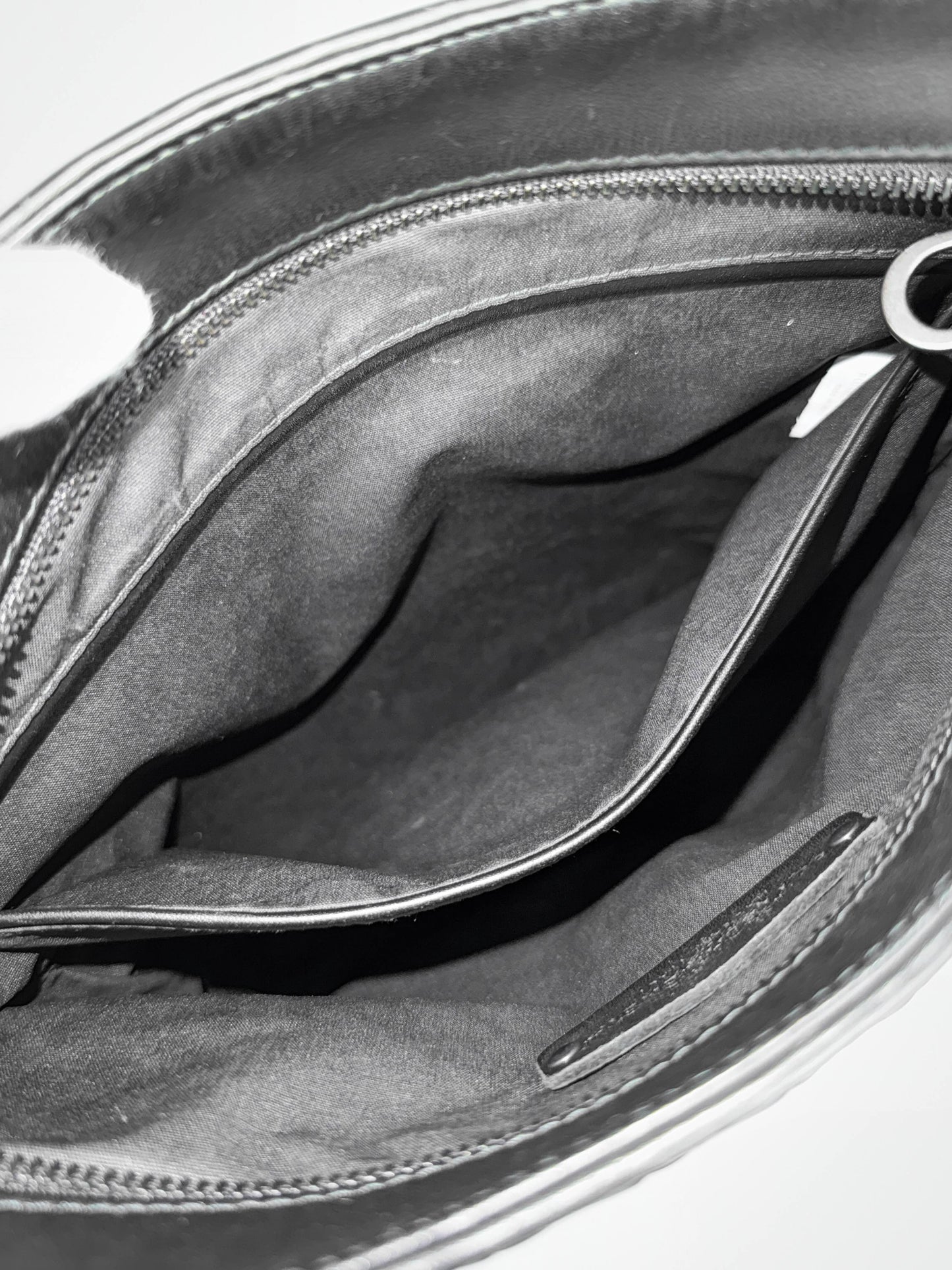 Bottega Veneta Intrecciato Messenger Bag Black