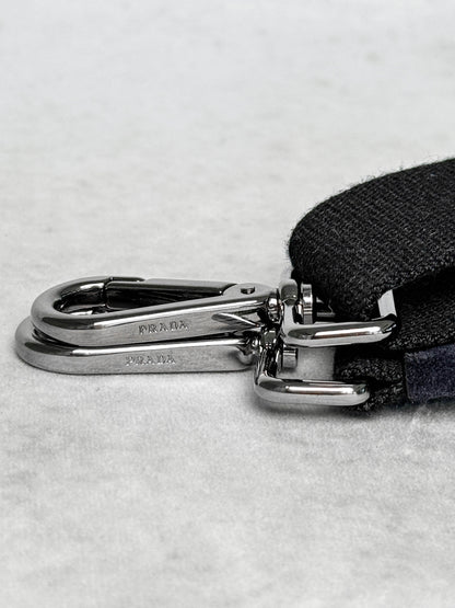 Prada Canapa Denim Tote Bag
