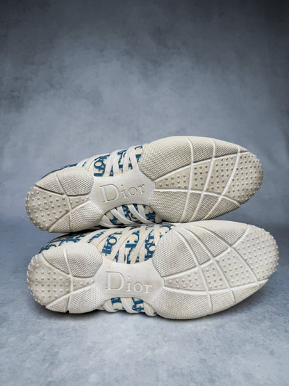 Dior Vintage Monogram Sneaker Canvas/Leather Blue/White (39)