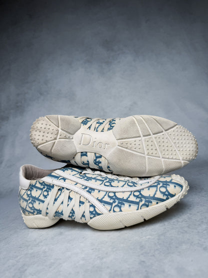 Dior Vintage Monogram Sneaker Canvas/Leather Blue/White (39)