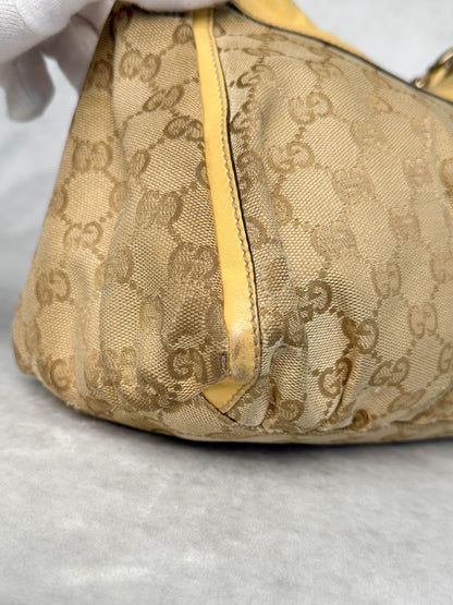 Gucci Vintage Abbey D-Ring Bag Leather/Canvas