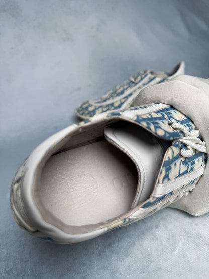 Dior Vintage Monogram Sneaker Canvas/Leather Blue/White (39)