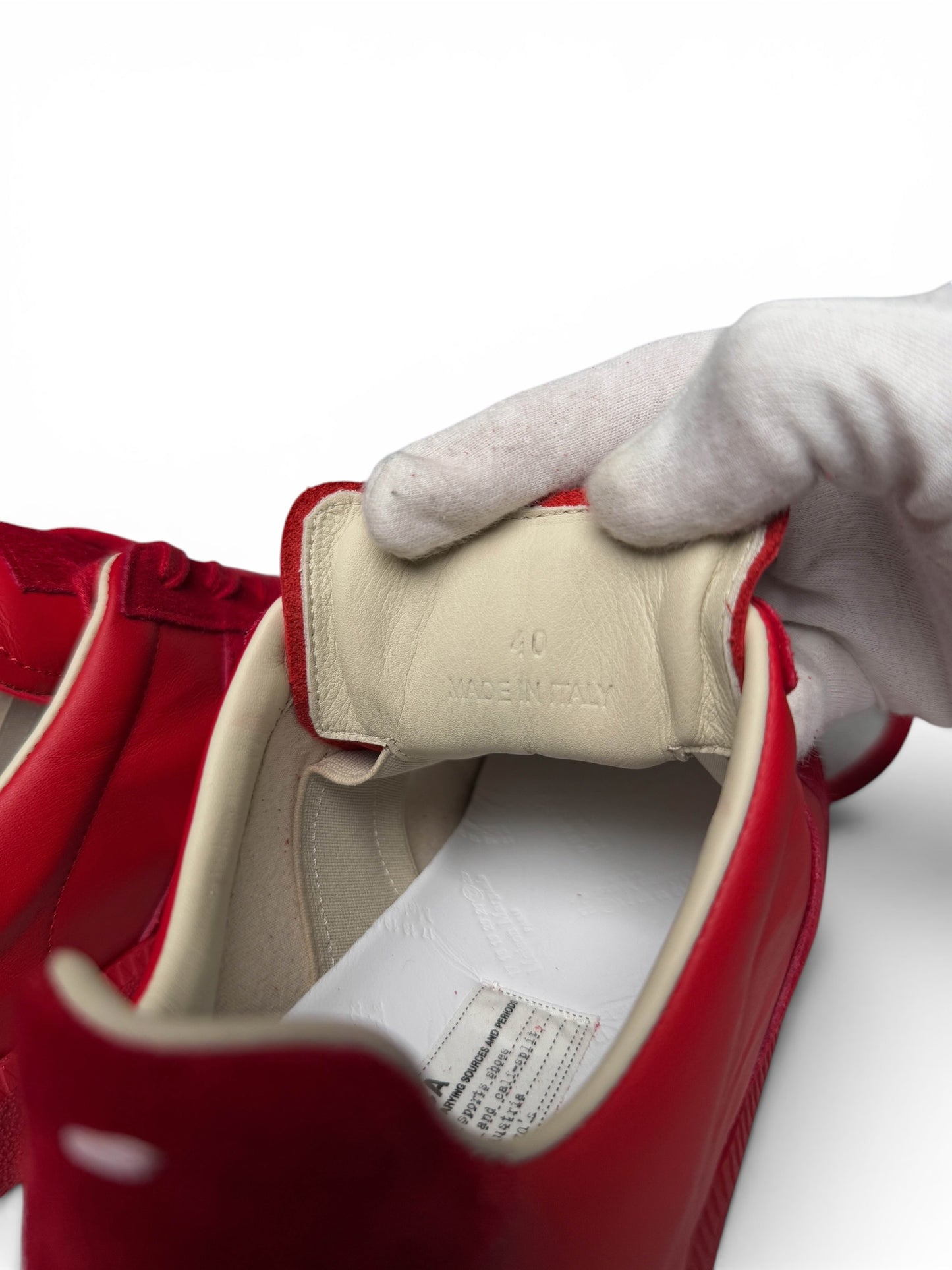 Maison Margiela GAT Red Leather/Suede (40)