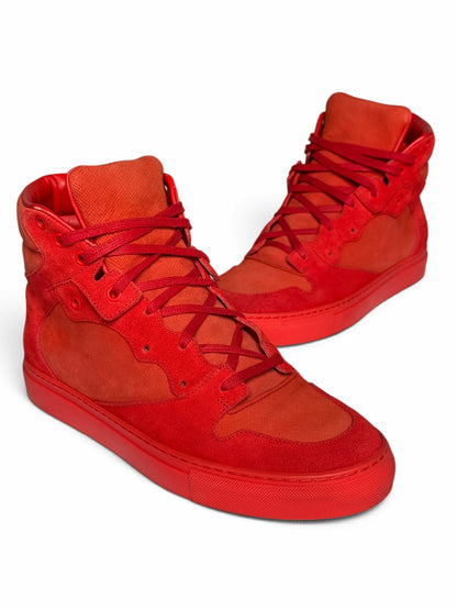 Balenciaga Multimatière High-Top Coral