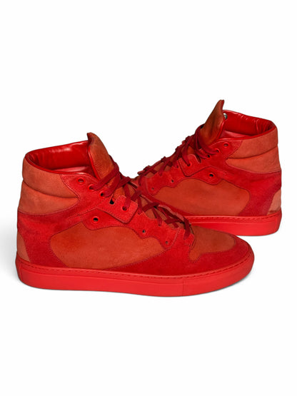 Balenciaga Multimatière High-Top Coral