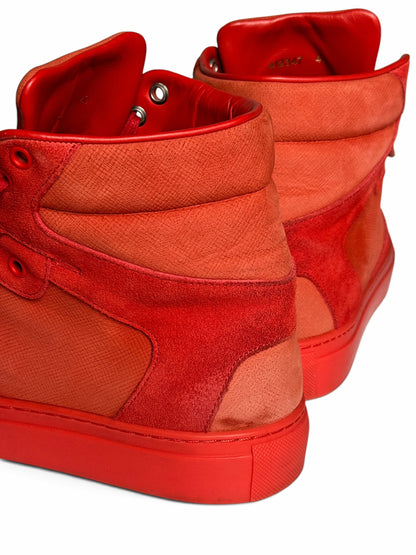 Balenciaga Multimatière High-Top Coral