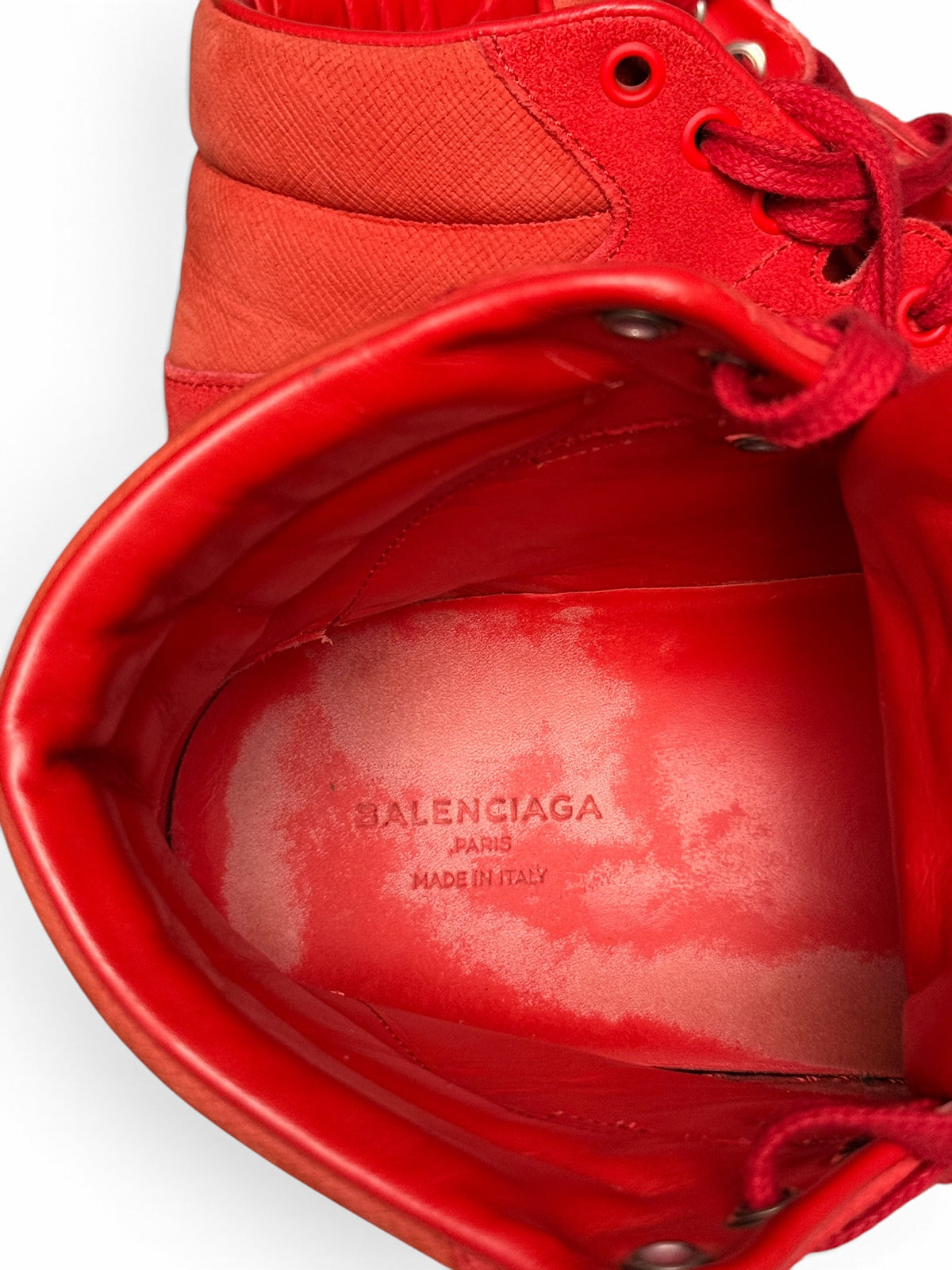 Balenciaga Multimatière High-Top Coral