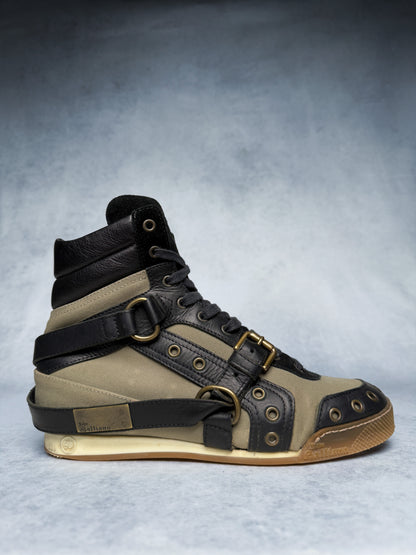 John Galliano Strap Sneaker Leather/Fabric (40)