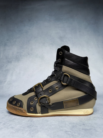 John Galliano Strap Sneaker Leather/Fabric (40)