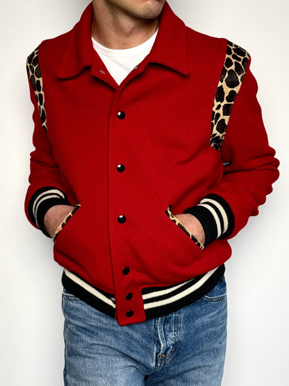 Saint Laurent AW2014 Cheetah Pony Hair Teddy Jacket (48)