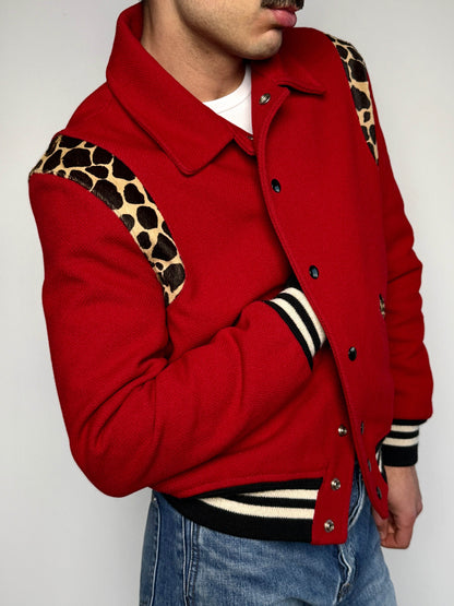 Saint Laurent AW2014 Cheetah Pony Hair Teddy Jacket (48)