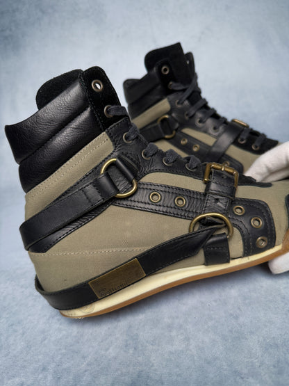 John Galliano Strap Sneaker Leather/Fabric (40)