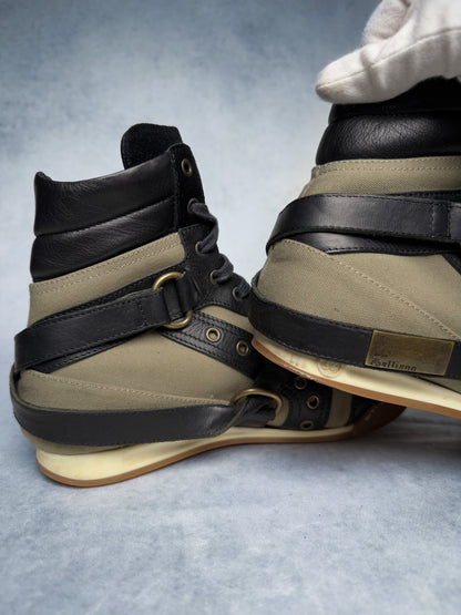 John Galliano Strap Sneaker Leather/Fabric (40)