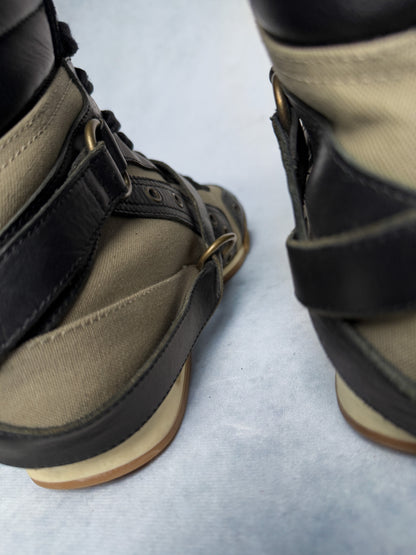 John Galliano Strap Sneaker Leather/Fabric (40)