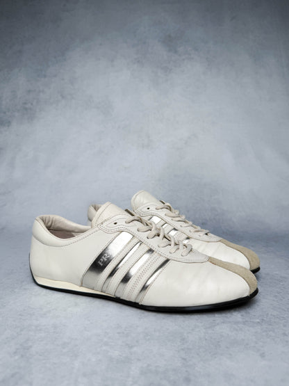 Prada Vintage Leather/Suede Sneaker White and Silver (38.5)