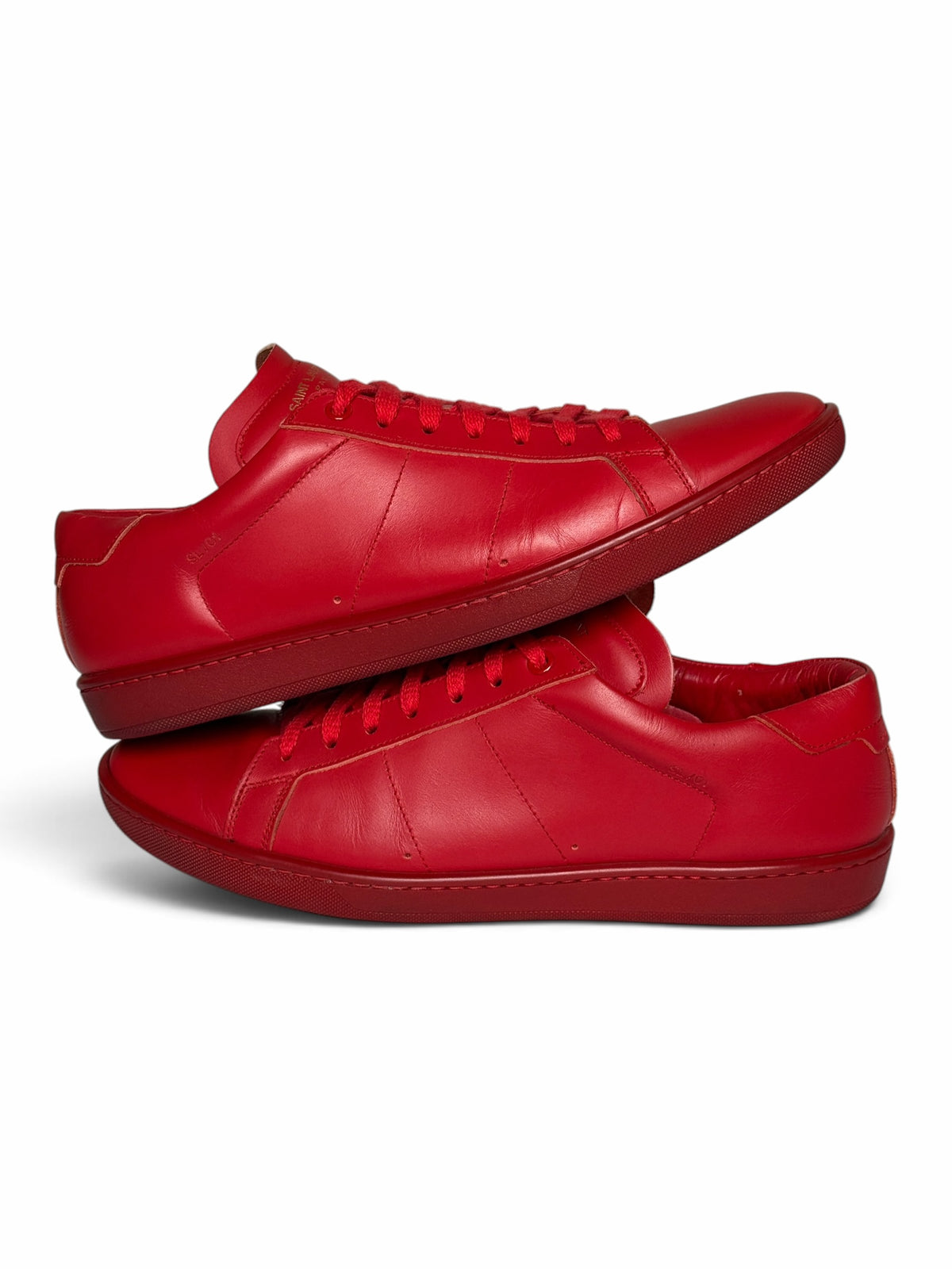Saint Laurent FW2015 SL/01 Low-Tops Red