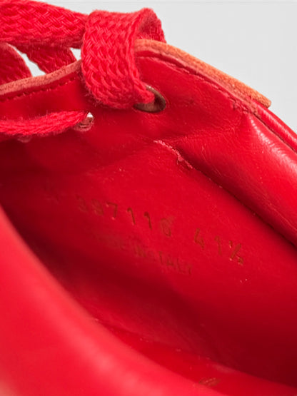 Saint Laurent FW2015 SL/01 Low-Tops Red