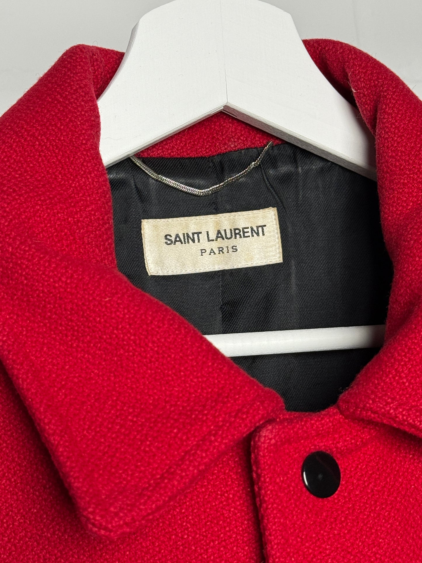 Saint Laurent AW2014 Cheetah Pony Hair Teddy Jacket (48)