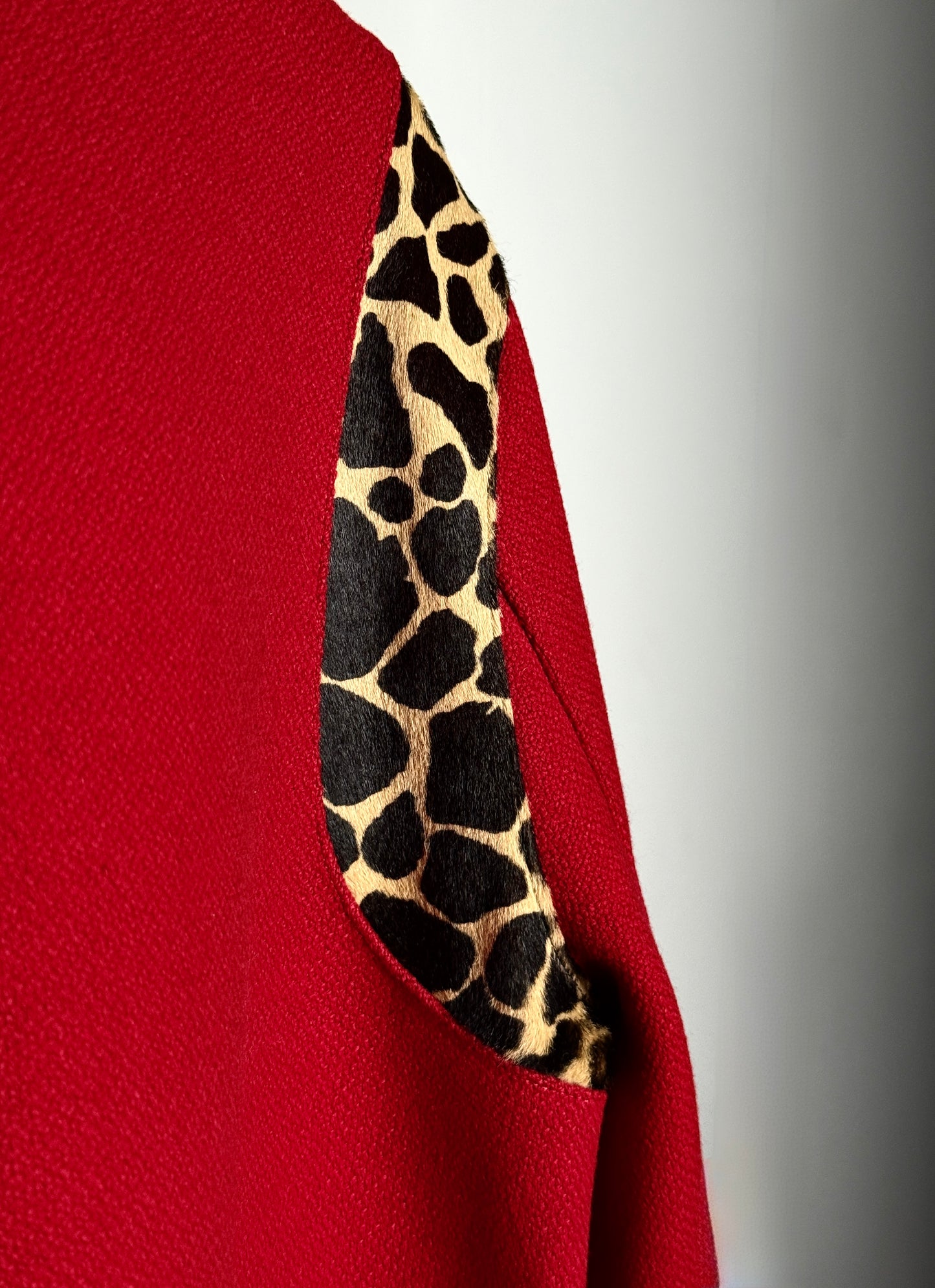 Saint Laurent AW2014 Cheetah Pony Hair Teddy Jacket (48)