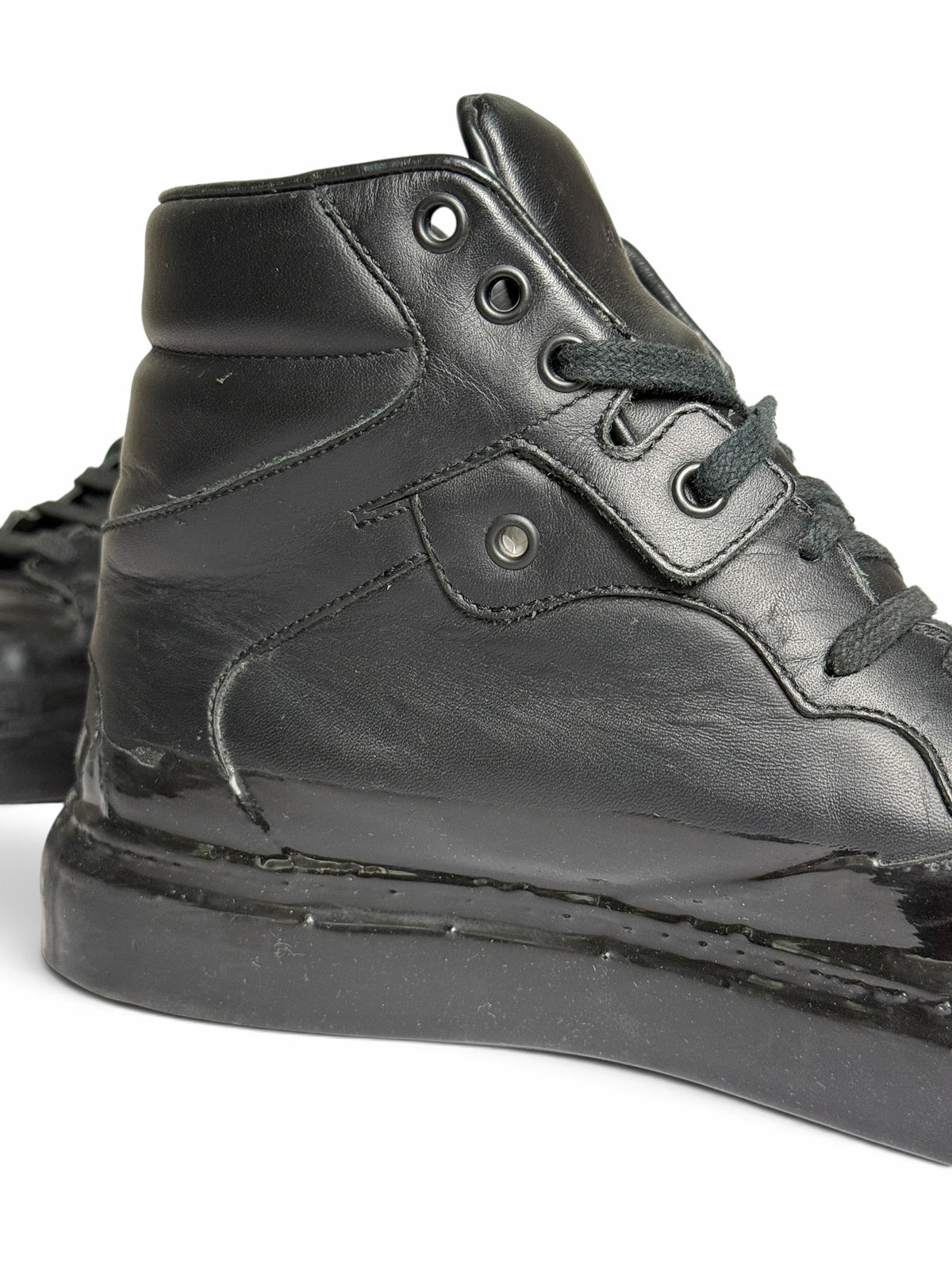 Balenciaga Multimatière Rubber-Dipped High-Tops
