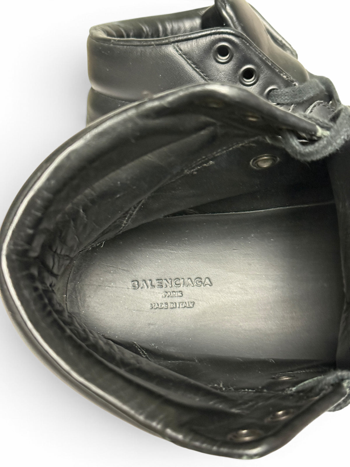 Balenciaga Multimatière Rubber-Dipped High-Tops